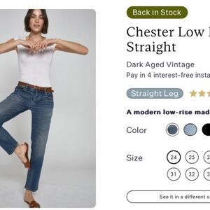 Oliver Logan Chester Low Rise Slim Straight Jeans